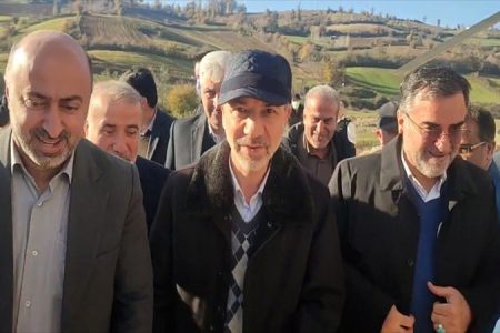 وزیر نیرو از سد گلورد نکا مازندران بازدید کرد
